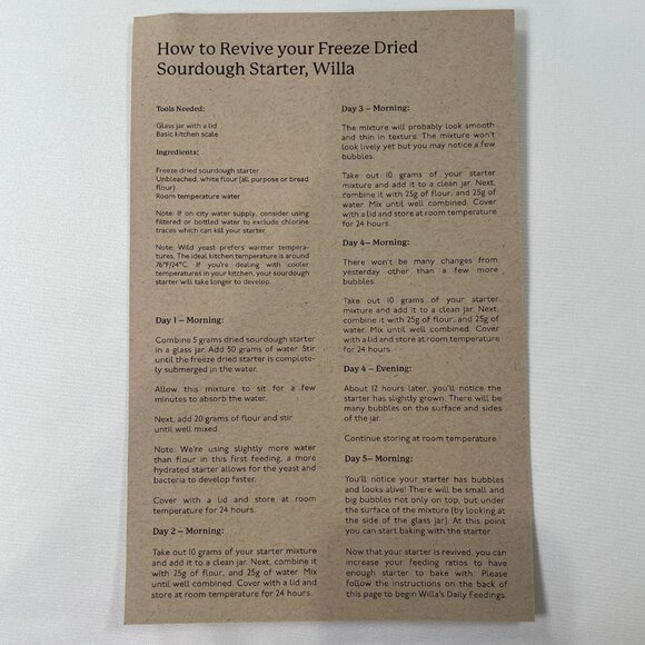 Ballerina Farm Willa Sourdough Starter & Set of 2 Proofing Wicker Cloth Baskets - Picture 2 of 16